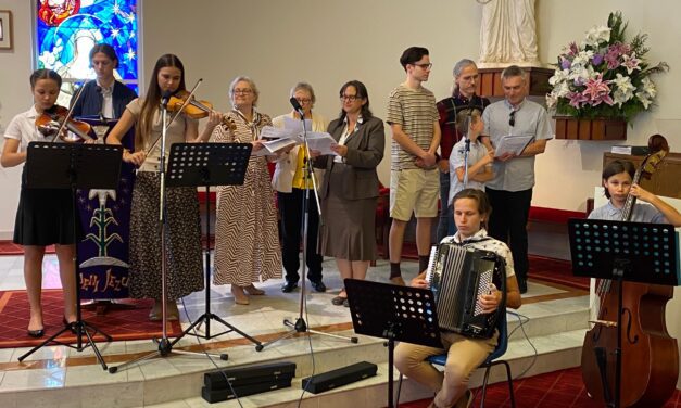 Próba przed tradycyjnym czuwaniem przy żłóbku