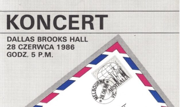 List od Papieża, koncert, Dallas Brooks Hall, 28 czerwca 1986 r.