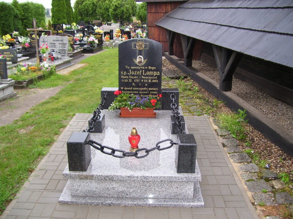 Grób Józefa Lompy w Woźnikach Śląskich. Fot. z archiwum autorów.